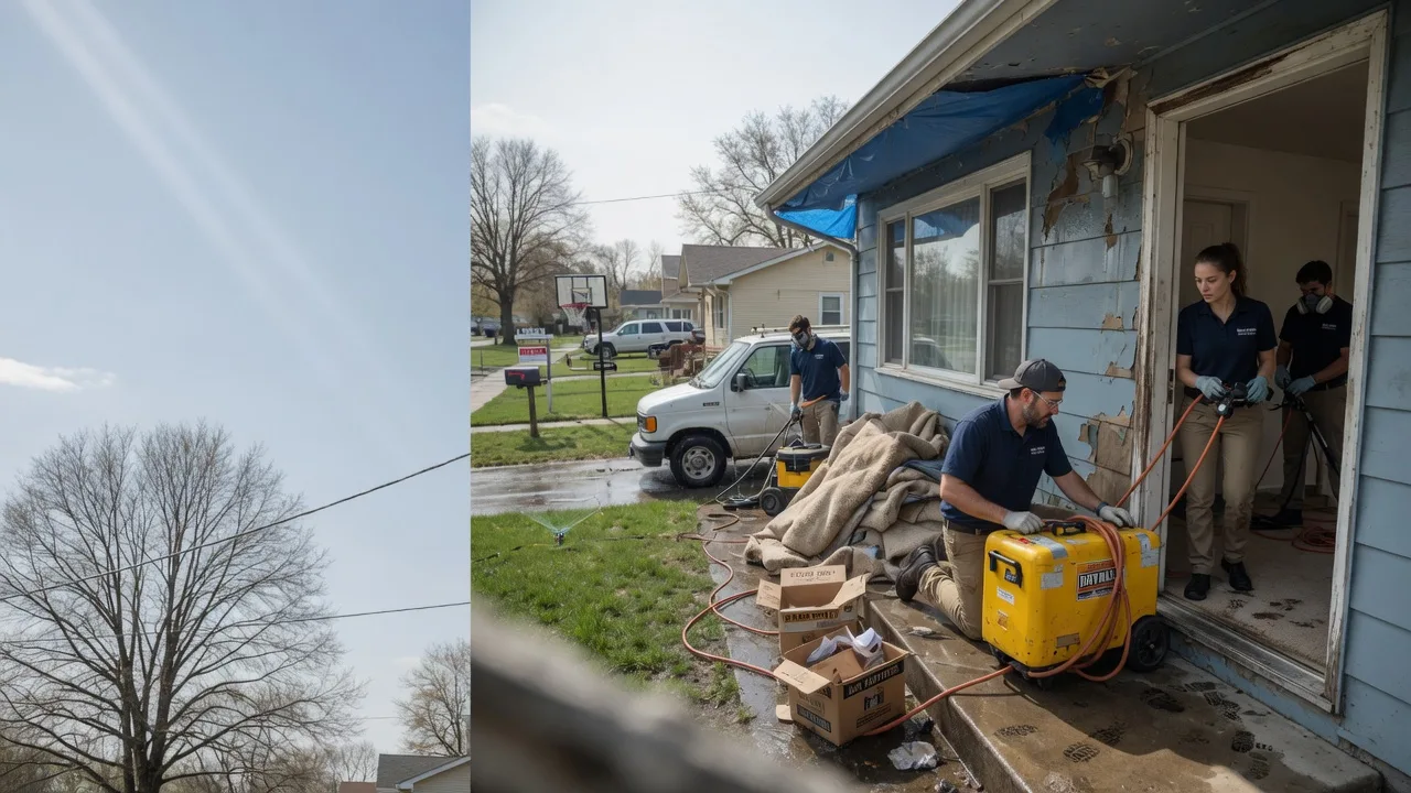 Basement Flood Cleanup in Sigel, IL near me